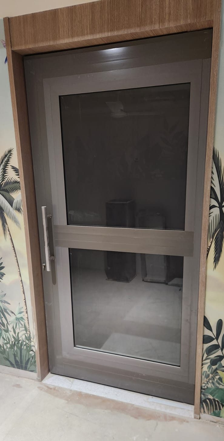 single leaf door
