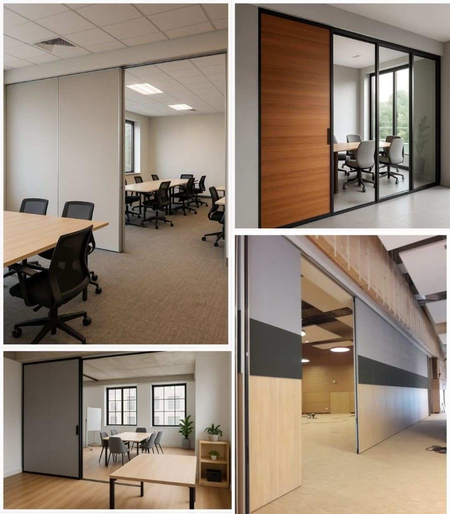 sliding partition walls